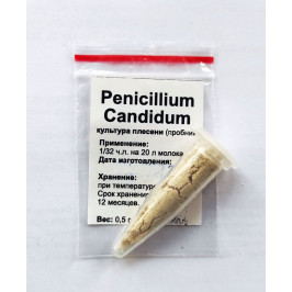 Плесень для сыра Penicillium Candidum, пробник 0,5 г Плесень для сыра Penicillium Candidum, пробник 0,5 г
