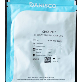 Мезофильная закваска MM 101 LYO CHOOZIT Danisco, 25 DCU